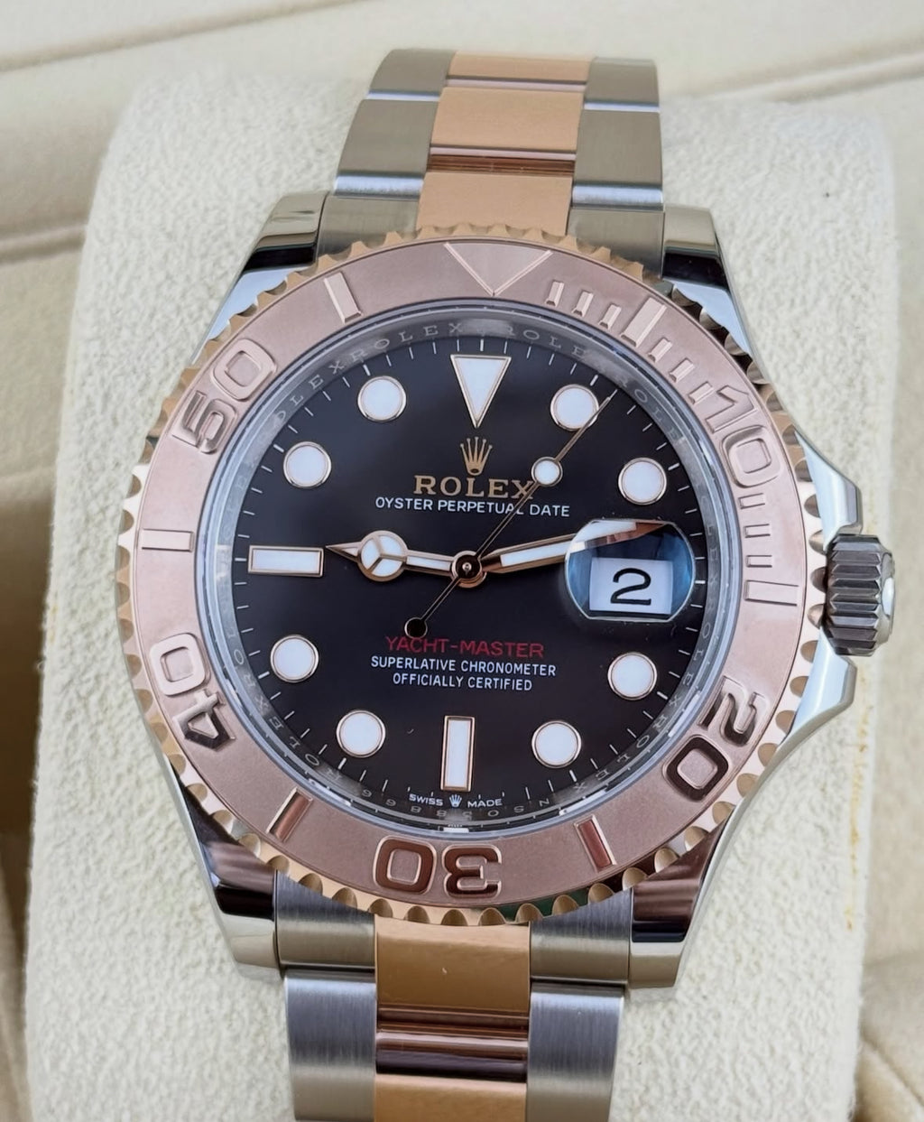 Rolex Yacht-Master 40 126621 (2026) – Everose Rolesor, Chocolate Dial, Everose Gold Bezel