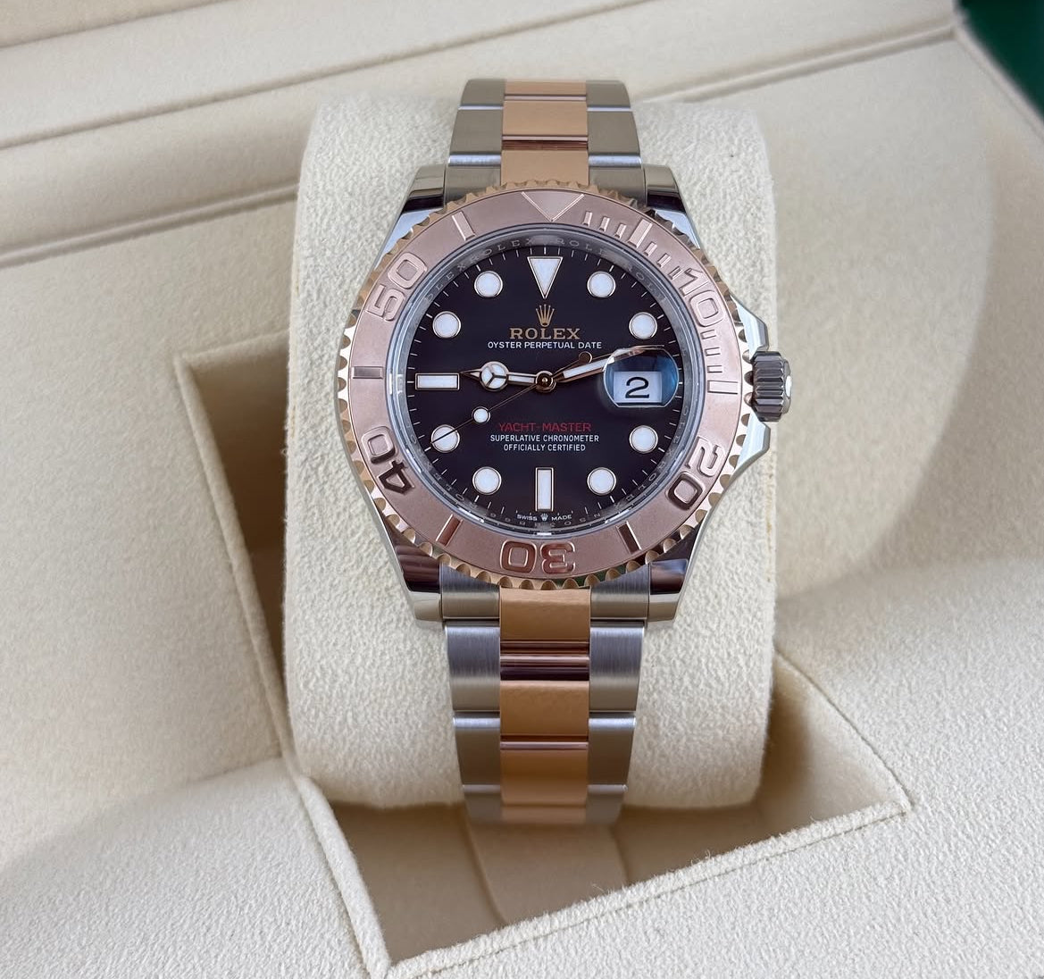 Rolex Yacht-Master 40 126621 (2026) – Everose Rolesor, Chocolate Dial, Everose Gold Bezel