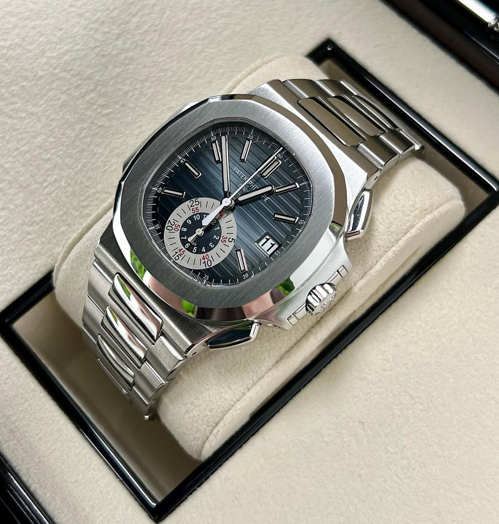 Patek Philippe Nautilus Chronograph 5980/1A-001 – Blue Dial, Stainless Steel (Discontinued) 2014
