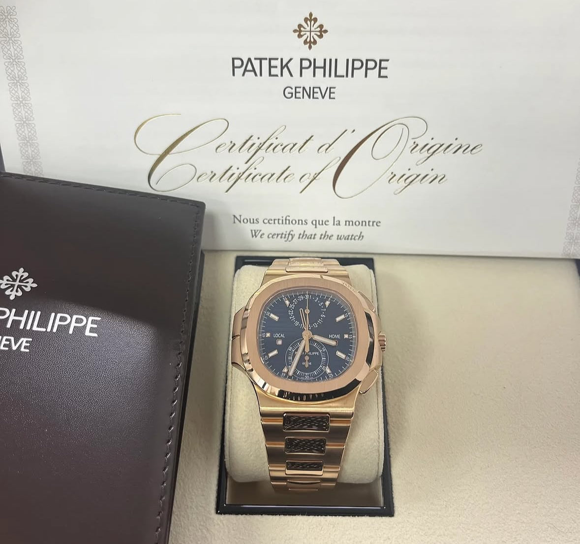 Patek Philippe Nautilus Chronograph 5980/1R-001 – Rose Gold (Discontinued) 2023