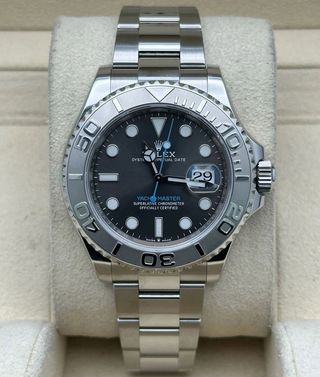 Rolex Yacht-Master 40 126622 (2026) – Oystersteel & Platinum, Slate Dial, Platinum Bezel
