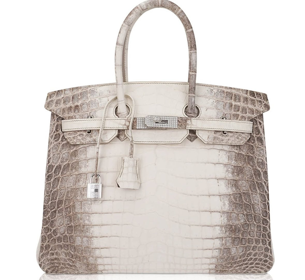 Hermès Birkin 35 Diamond Blanc Himalaya Matte Crocodile Limited Edition