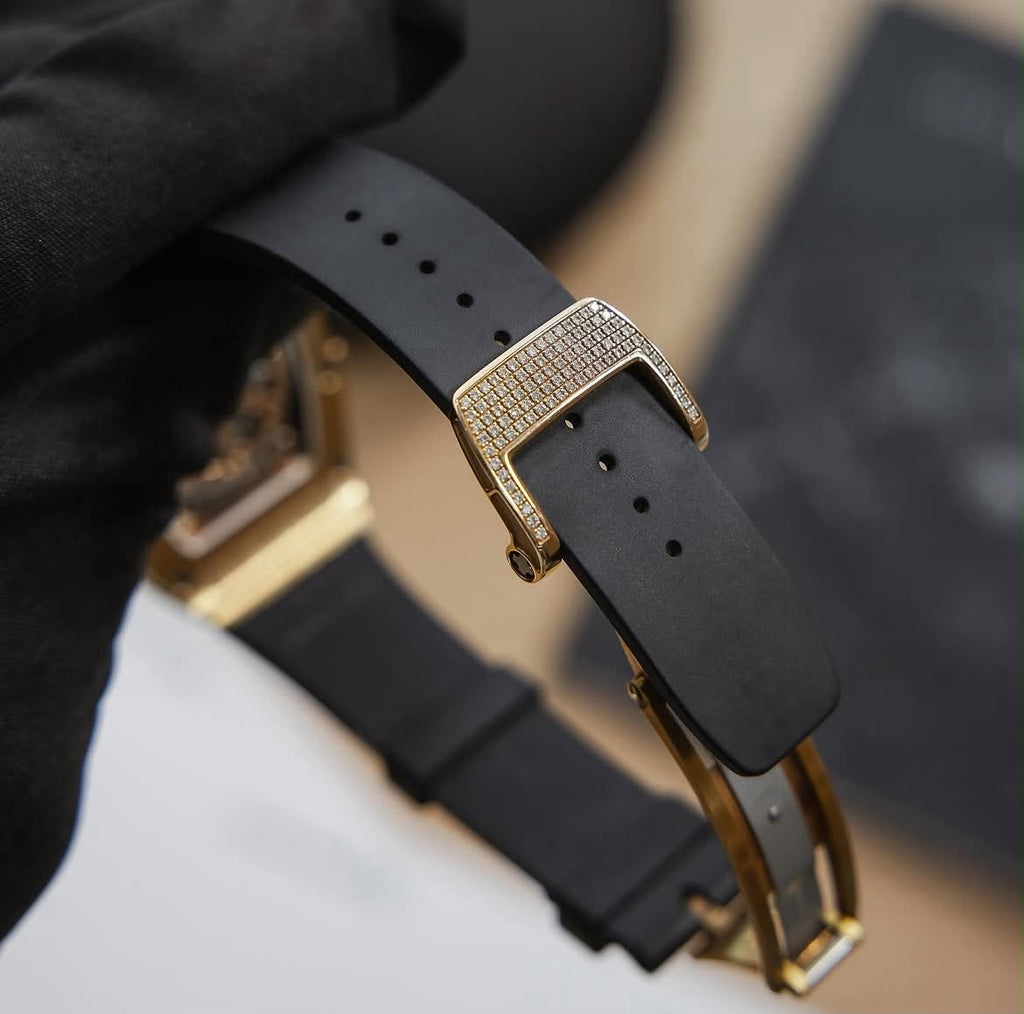 Richard Mille RM 037 "Red Lip" – 18ct Rose Gold, Diamond-Set, Red Jasper Dial