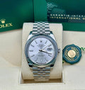 Rolex Datejust 41 126334 (2026) – White Rolesor, Silver Dial, Fluted Bezel, Jubilee