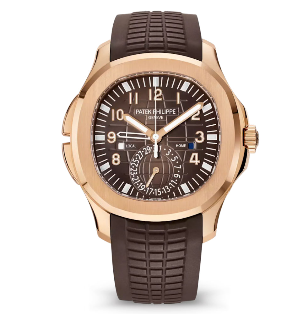 Patek Philippe Aquanaut Travel Time 5164R-001 – Brown Dial, Rose Gold 2026