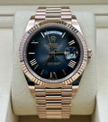 Rolex Day-Date 40 228235 (2026) – 18ct Everose Gold, Ombre Black Dial, President Bracelet