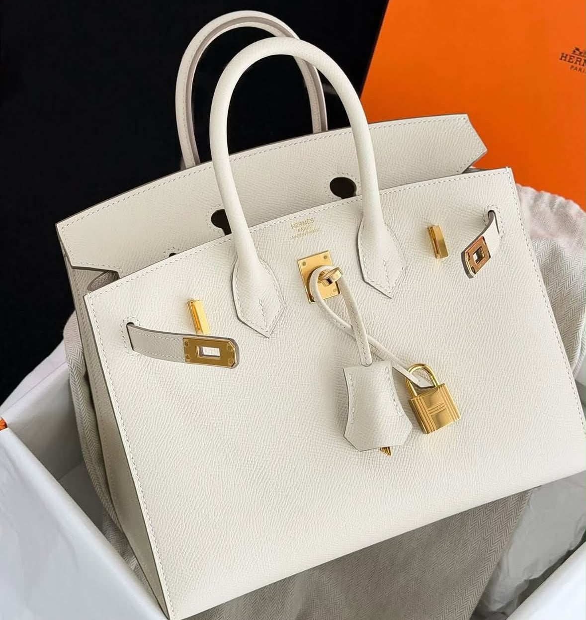Birkin 25 Craie Epsom (2026)