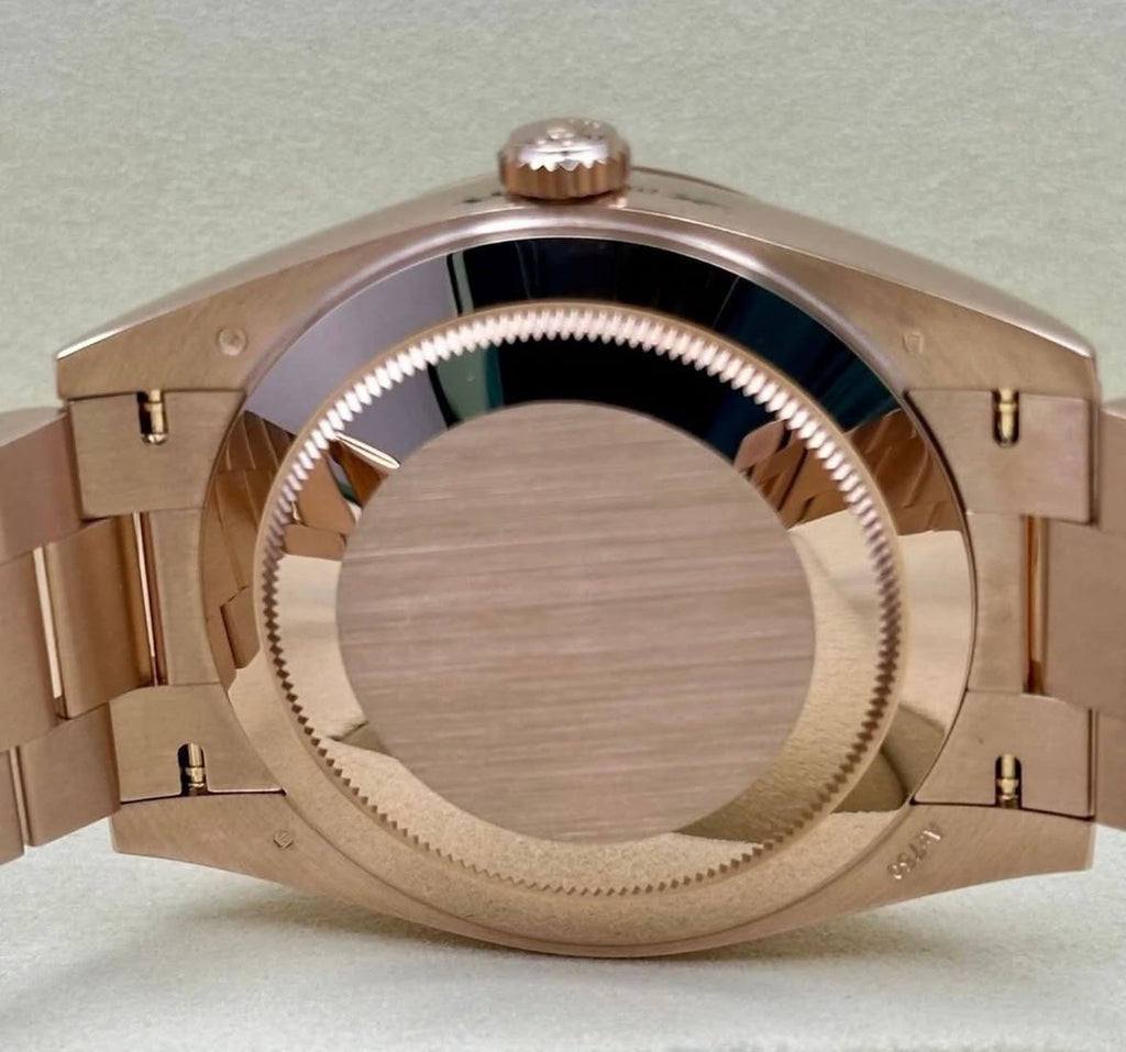 Rolex Day-Date 40 228235 (2026) – 18ct Everose Gold, Ombre Black Dial, President Bracelet