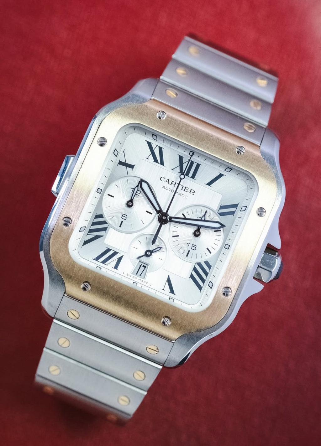 Cartier Santos de Cartier Watch, 2Tone (41mm, Men's XL, 2026) Unworn