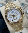 Rolex Daytona 126508 (2026) – 18ct Yellow Gold, White Dial, Oyster Bracelet