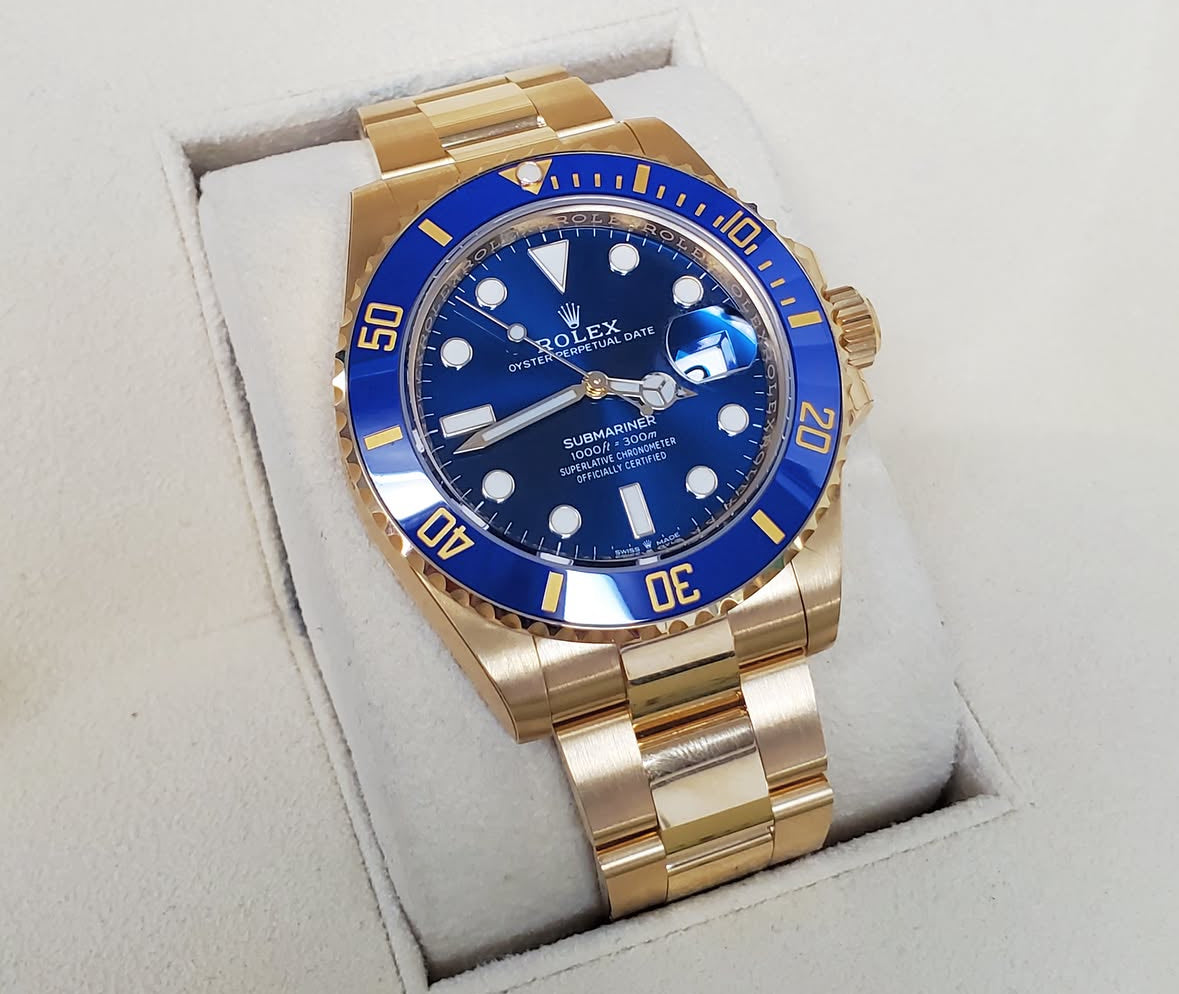 Rolex Submariner Date 126618LB (2026) – 18ct Yellow Gold, Blue Dial, Blue Cerachrom Bezel