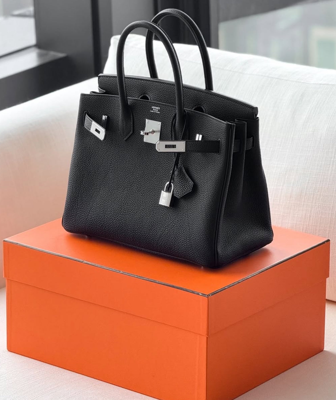 Birkin 30 Black Togo + Palladium Hardware (2026)