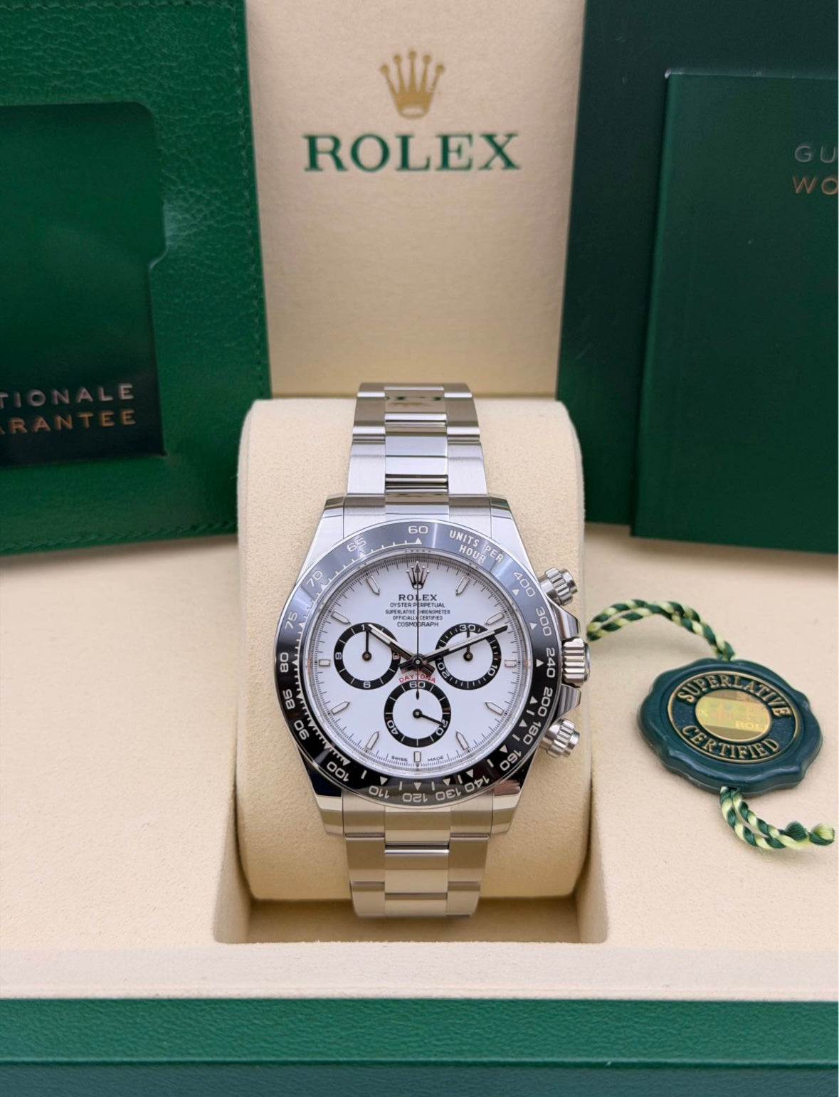 Rolex Cosmograph Daytona 126500LN "Panda" (2025) – Oystersteel, Box &amp; Papers, Unworn