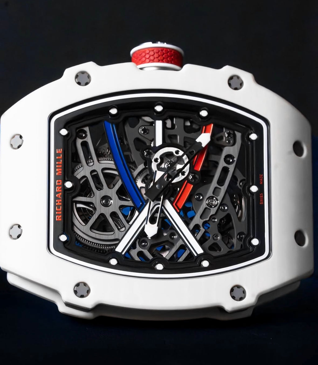 Richard Mille RM 67-02 Automatic Alexis Pinturault – Tricolour Skeleton Dial