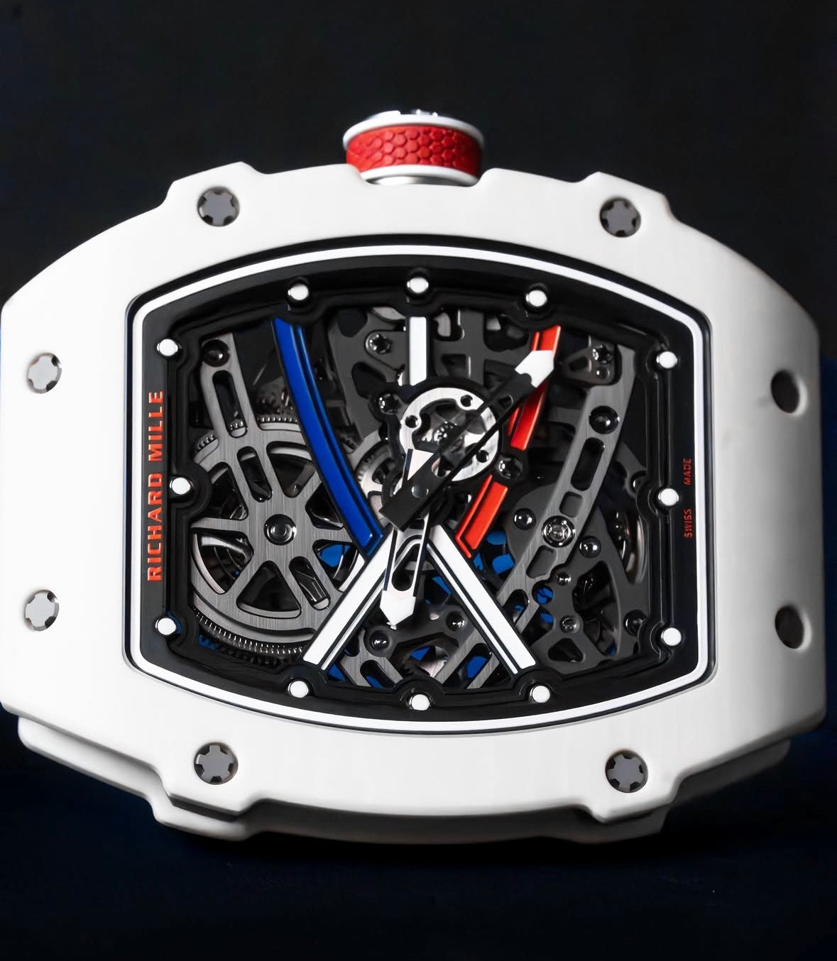 Richard Mille RM 67-02 Automatic Alexis Pinturault – Tricolour Skeleton Dial