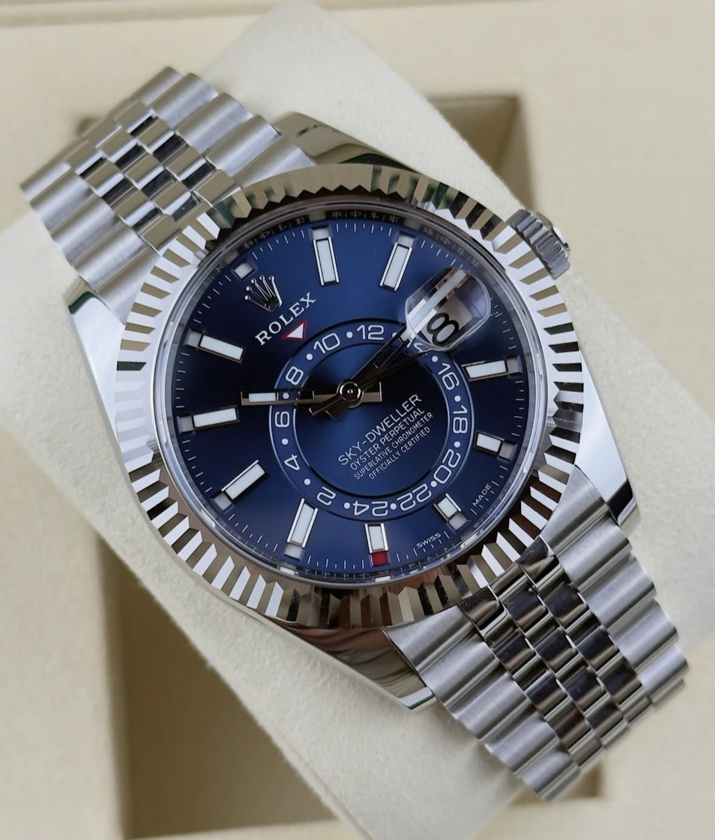 Rolex Sky-Dweller 336934 – Blue Dial, Fluted Bezel (2026)
