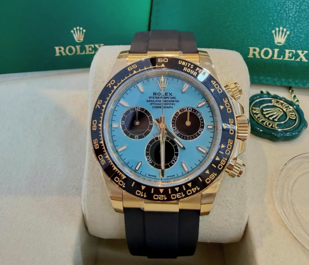 Rolex Cosmograph Daytona 126518LN – 18ct Yellow Gold, Green "Tiffany" Dial (2026)