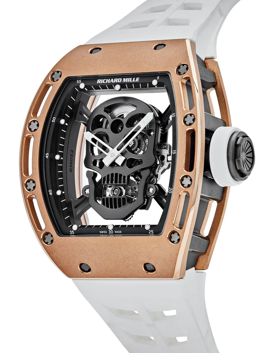Richard Mille RM 052 Skull Tourbillon – Rose Gold, Limited Edition