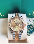 Rolex Datejust 41 126333 (2026) – Yellow Rolesor, Champagne Dial, Fluted Bezel, Jubilee