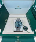 Rolex Datejust 41 126334 (2026) – White Rolesor, Mint Green Dial, Fluted Bezel, Jubilee