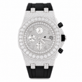 Audemars Piguet Royal Oak Offshore Chronograph 26470 – Fully Iced Out, White Diamond Set