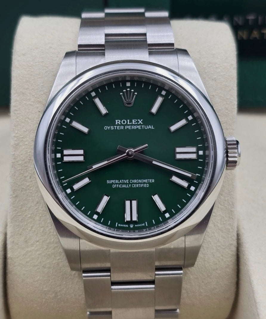 Rolex Oyster Perpetual 41 134300-0004 "Green" (2026) – Oystersteel, Unworn